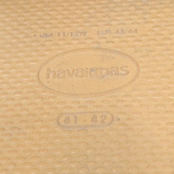 Havaianas Slides You Malta Mix Sandals Beach Pool Casual Pop of Color - Size 11 - Picture 3 of 4